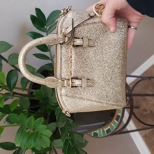 Michael Kors Gold Sparkle Crossbody Bag